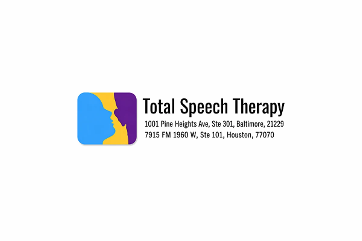 Total Speech Therapy logo, the bilingual speech and language practice on Pine Heights Ave in Southwest Baltimore